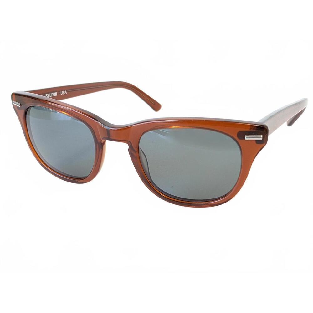 Shuron USA Freeway Vintage Square Brown Sunglasses [COPY]